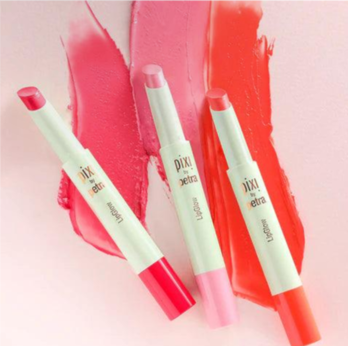 Original Pixi Lip Glow Tinted Lip Balm Pack of 3