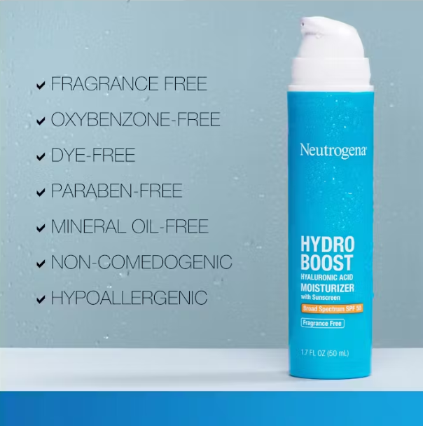 Neutrogena Hydro Boost Hyaluronic Acid Moisturizer SPF 50